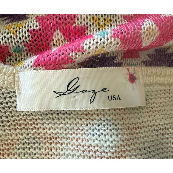 Gaze USA Round Neck Sleeveless Lightweight Flowy Pullover Tank Top Women's M - Picture 6 of 7